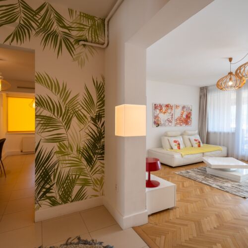 Apartament tourist cu panoramă cu 2 camere pentru 4 pers.