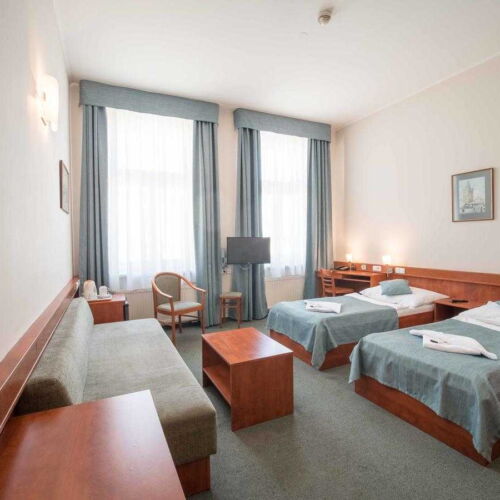 Pokoj se sprchou s klimatizací pro 2 os.