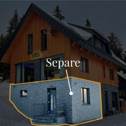 Apartament 4-osobowy z prysznicem z własną kuchnią