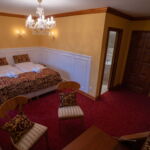 Pokoj č. 5 - Dvoulůžkový pokoj s manželskou postelí, balkonem a sprchou