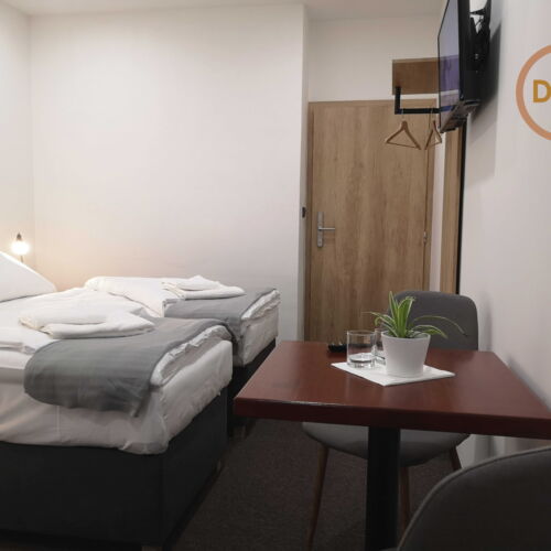 Pokoj se sprchou s terasou pro 2 os.