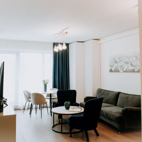 Suita executive cu terasă cu 2 camere pentru 3 pers.