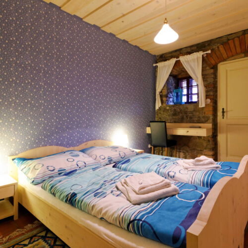 Deluxe Pokoj se sprchou s manželskou postelí