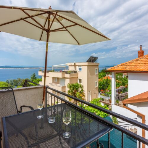 Sea View Upstairs 1-Room Apartment for 2 Persons