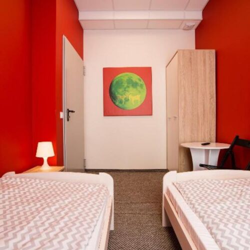 Pokój 2-osobowy z łazienką z widokiem na miasto