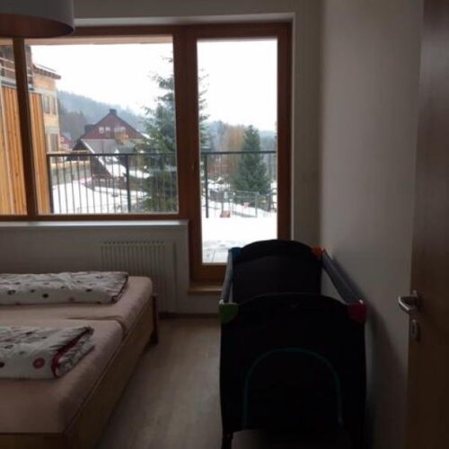 Apartman se sprchou s vlastní kuchyní pro 2 os. (s možností přistýlky)