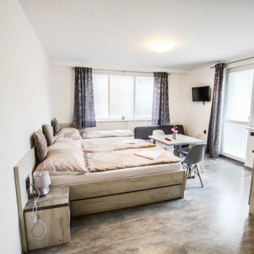 Camera tripla cu balcon (se poate solicita pat suplimentar)