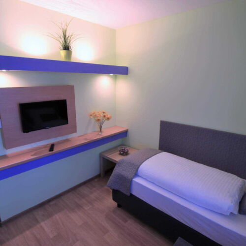 Einzelzimmer mit Dusche