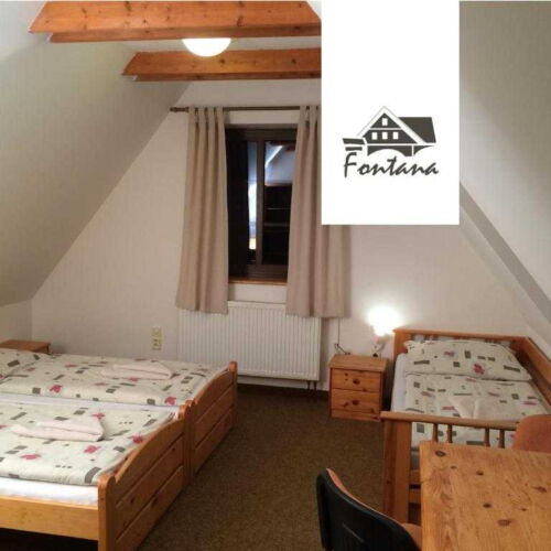 Pokoj se sprchou  pro 4 os.