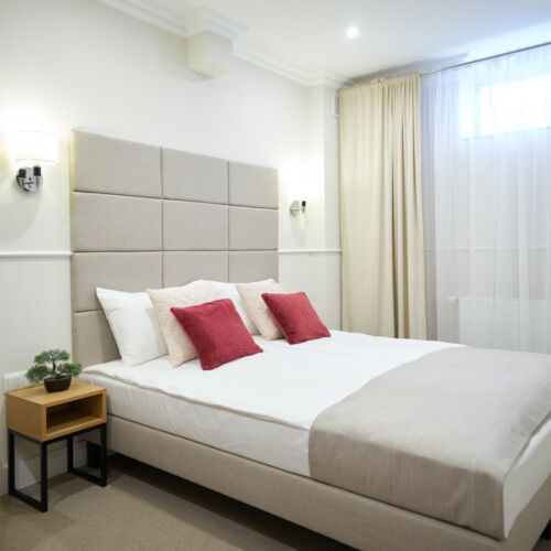 Apartament 2-osobowy w suterenie Economy z 1 pomieszczeniem sypialnianym