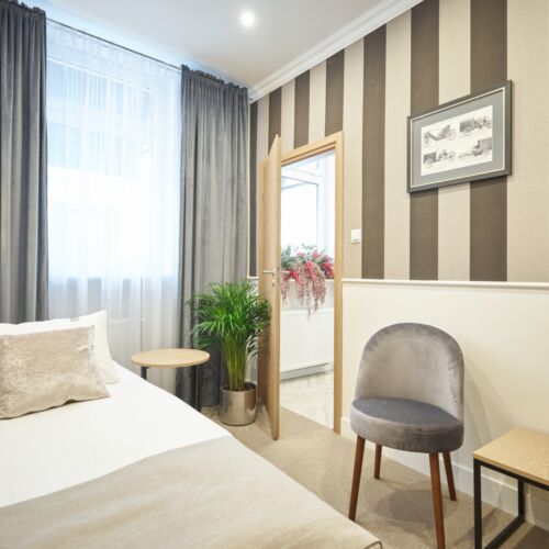 Pokój 1-osobowy na piętrze z widokiem na miasto