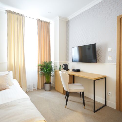 Pokój 1-osobowy na piętrze z widokiem na miasto