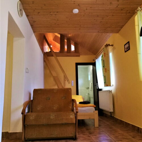 Apartman se sprchou s vlastní kuchyňkou pro 4 os. s 1 ložnicí