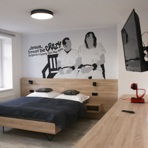 Air Conditioned Double Room with Shower (extra beds available)
