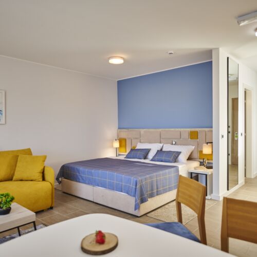 Apartament 2-osobowy Studio z balkonem z 1 pomieszczeniem sypialnianym