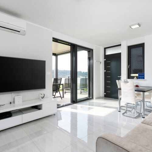 Apartman s manželskou postelí s 1 ložnicí s výhledem na moře  (s možností přistýlky)