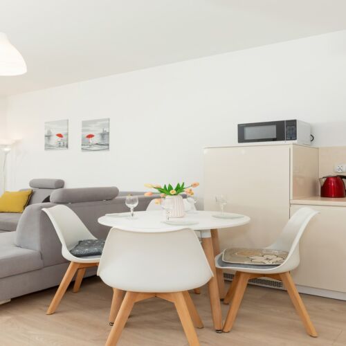 Apartament 4-osobowy na piętrze Przyjazny podróżom rodzinnym z 2 pomieszczeniami sypialnianymi