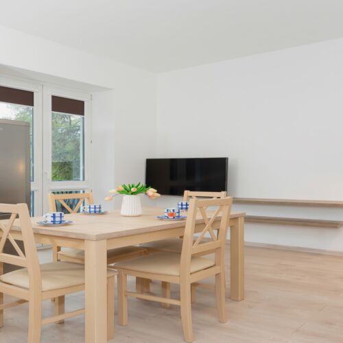 Apartament 4-osobowy Przyjazny podróżom rodzinnym z balkonem z 2 pomieszczeniami sypialnianymi