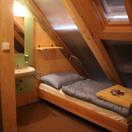 Mansard Single Room with Shared Bathroom