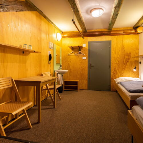 Mansard Twin Room with Shared Bathroom