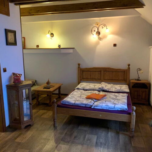 Pokoj se sprchou s terasou pro 2 os.