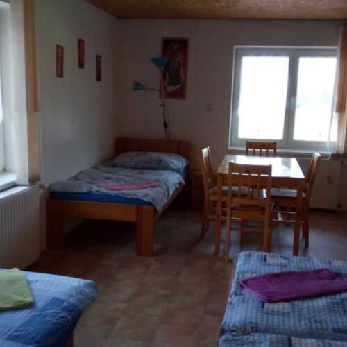 Camera cvadrupla cu duș