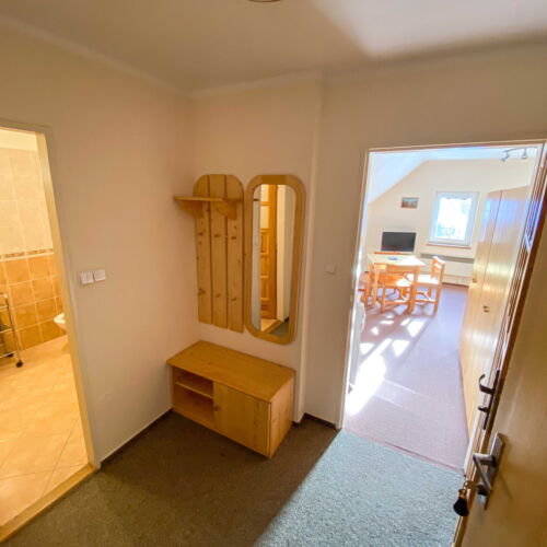 Pokoj se sprchou s vlastní kuchyňkou pro 4 os.