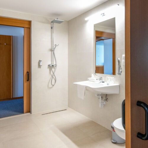 Suita studio accesibil(ă) persoanelor cu dizabilități cu 1 camera pentru 2 pers. (se poate solicita pat suplimentar)