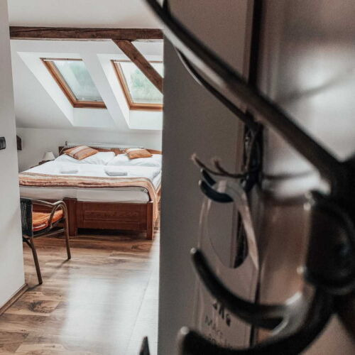 Camera twin superior cu duș (se poate solicita pat suplimentar)