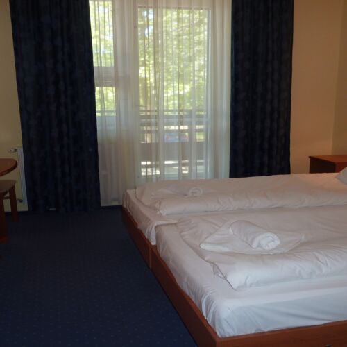 Camera twin cu balcon