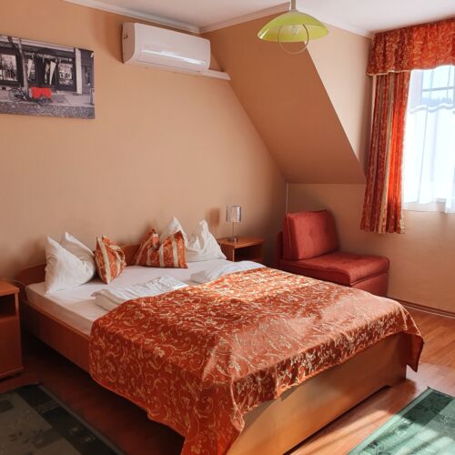 Apartament 4-osobowy Przyjazny podróżom rodzinnym z klimatyzacją z 2 pomieszczeniami sypialnianymi