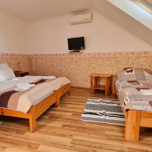 Apartament 3-osobowy na poddaszu z klimatyzacją z 1 pomieszczeniem sypialnianym