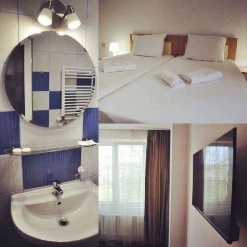 Emeleti földszintes kétágyas szoba