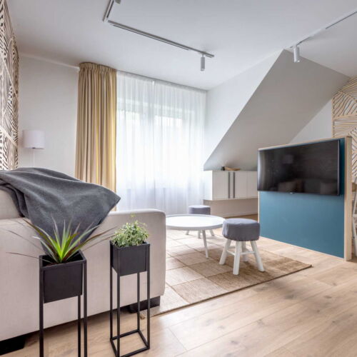 Apartman se sprchou s vlastní kuchyňkou pro 4 os. (s možností přistýlky)