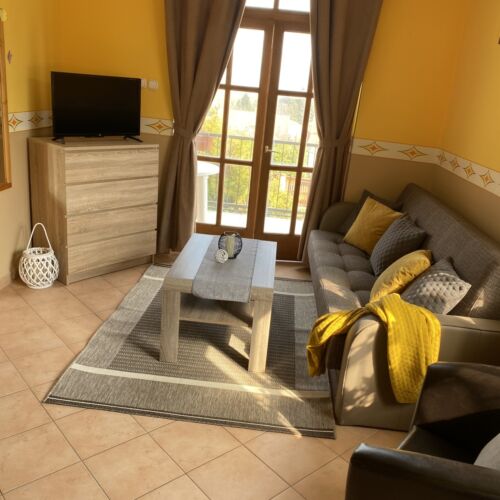 Apartament 2-osobowy z klimatyzacją z panoramą z 1 pomieszczeniem sypialnianym