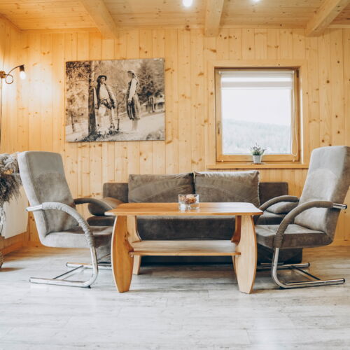 Domek letniskowy 10-osobowy z widokiem na las z widokiem na góry