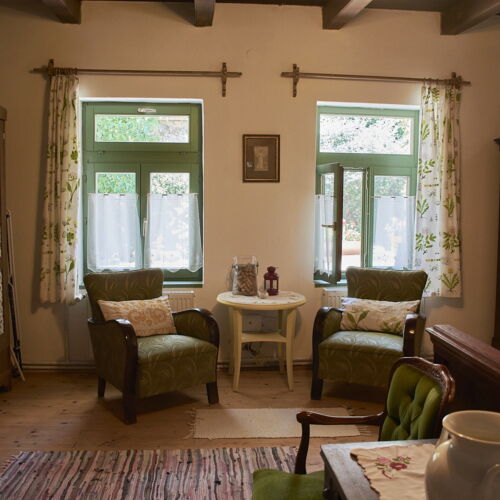 Apartament 6-osobowy Przyjazny podróżom rodzinnym z dostępem do ogrodu z 2 pomieszczeniami sypialnianymi