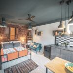 Studio 1-Room Apartment for 2 Persons with Kitchen