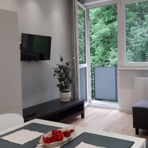 Apartament 4-osobowy Komfort z balkonem z 2 pomieszczeniami sypialnianymi