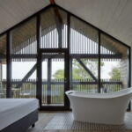 Zuhanyzós közös teakonyhával kétágyas szoba (pótágyazható)