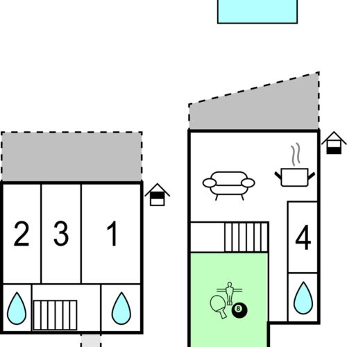Domek letniskowy 9-osobowy 