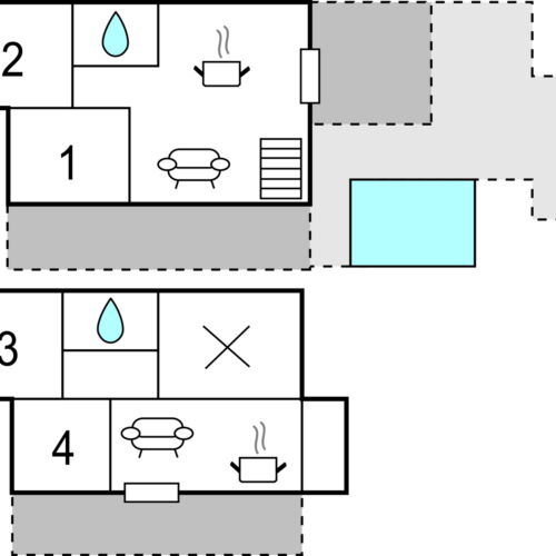 Domek letniskowy 8-osobowy 