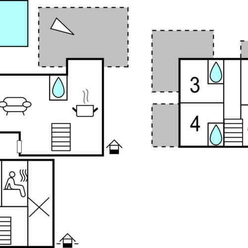 Casă de vară pentru 8 pers. (se inchirieaza doar integral)