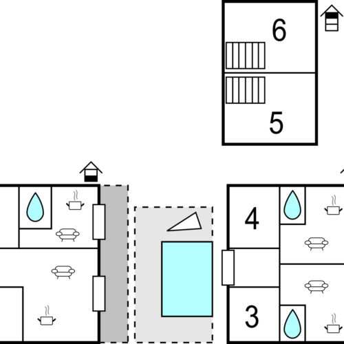 Casă de vară pentru 12 pers. (se inchirieaza doar integral)
