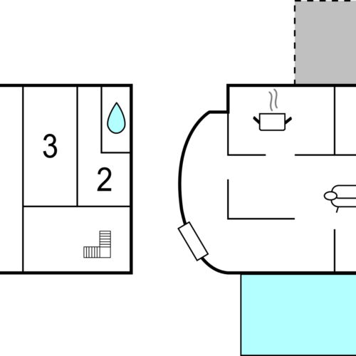Casă de vară pentru 7 pers. (se inchirieaza doar integral)