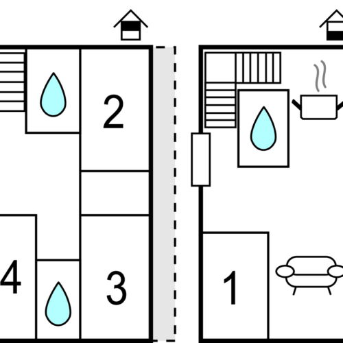 Casă de vară pentru 8 pers. (se inchirieaza doar integral)