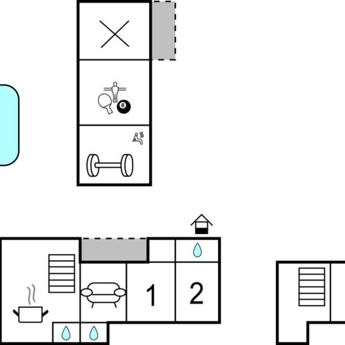 Casă de vară pentru 7 pers. (se inchirieaza doar integral)
