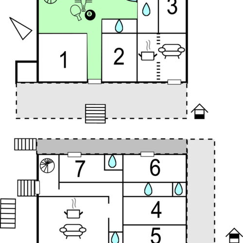 Summer House for 14 Persons