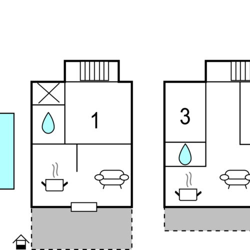 Domek letniskowy 8-osobowy 