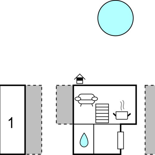 Casă de vară pentru 4 pers. (se inchirieaza doar integral)